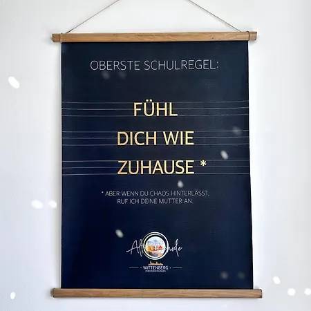 Alte Schule Wittenberg, 3 Fuer Bis Zu 12 Personen, An Der Elbe, Mit Garten Apartament *